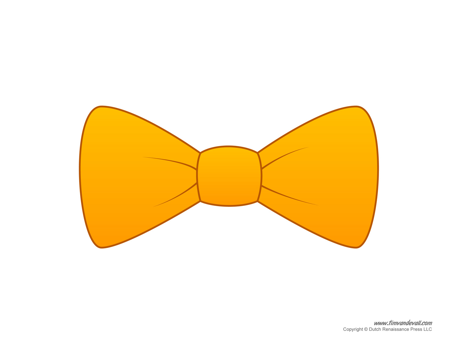 Paper Bow Tie Printable Template