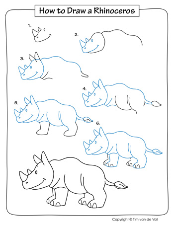 How to Draw Animals PDF - Tim's Printables