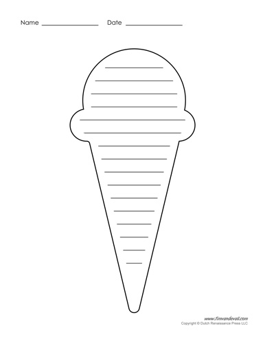 Ice Cream Printable