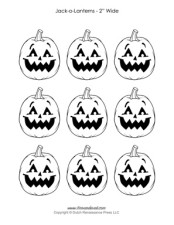 Jack-o-Lantern Templates