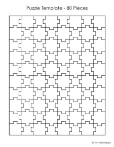 Jigsaw Puzzle Templates Collection - Tim's Printables