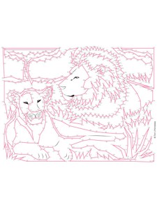 Lion Dot-to-Dot - Tim's Printables