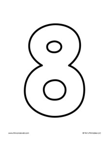 Tim's Printable Number Coloring Pages - Tim's Printables