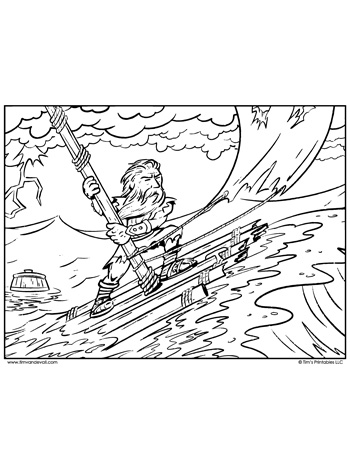 odyssey coloring page