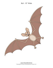 Halloween Bat Templates &amp; Bat Decorations – Tim's Printables