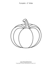Pumpkin Templates | Paper Pumpkins Printables for Halloween | PDF
