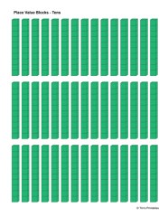 Place Value Blocks Tim s Printables