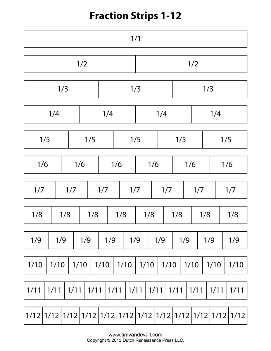 fraction-strips-printable-pdf