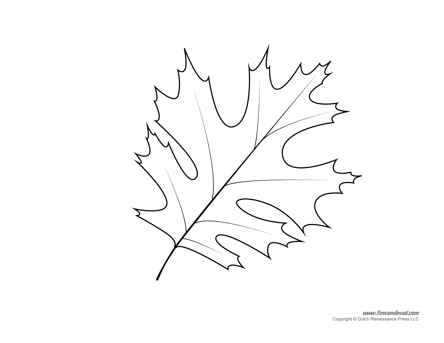leaf-template-for-writing