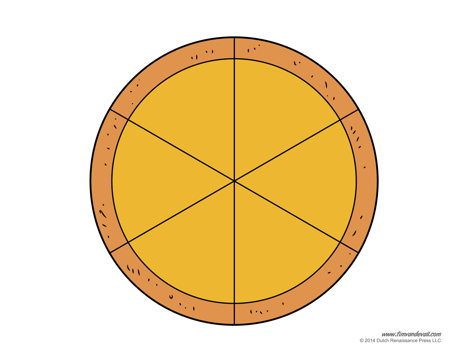 Blank Pizza Template Printable Pizza Craft for Kids