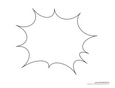 Free Printable Speech Bubble Templates - PDF Format