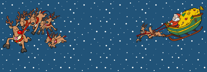 santa-claus-and-reindeer - Tim's Printables