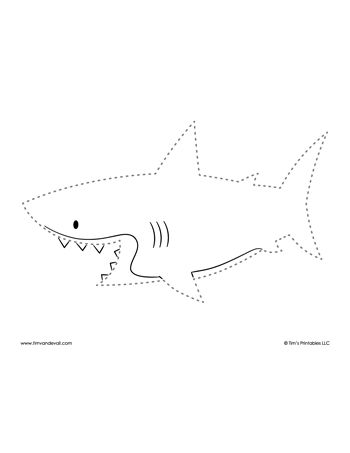 shark-tracing-sheet
