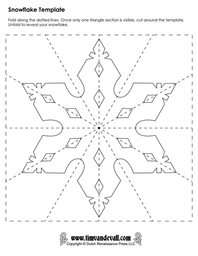 snowflake template 01 400 Tim #39 s Printables