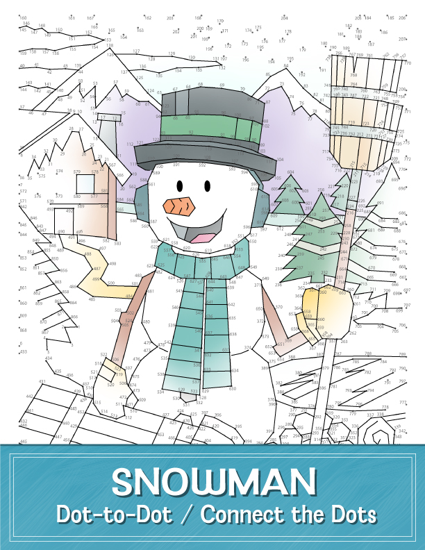 snowman dot-to-dot cover