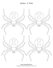 Halloween Spider Templates &amp; Decorations | Spider Clip Art