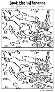 Spot the Difference Vol. 1 - Tim's Printables