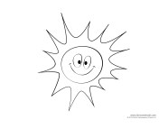 Sun Coloring Page Tim s Printables