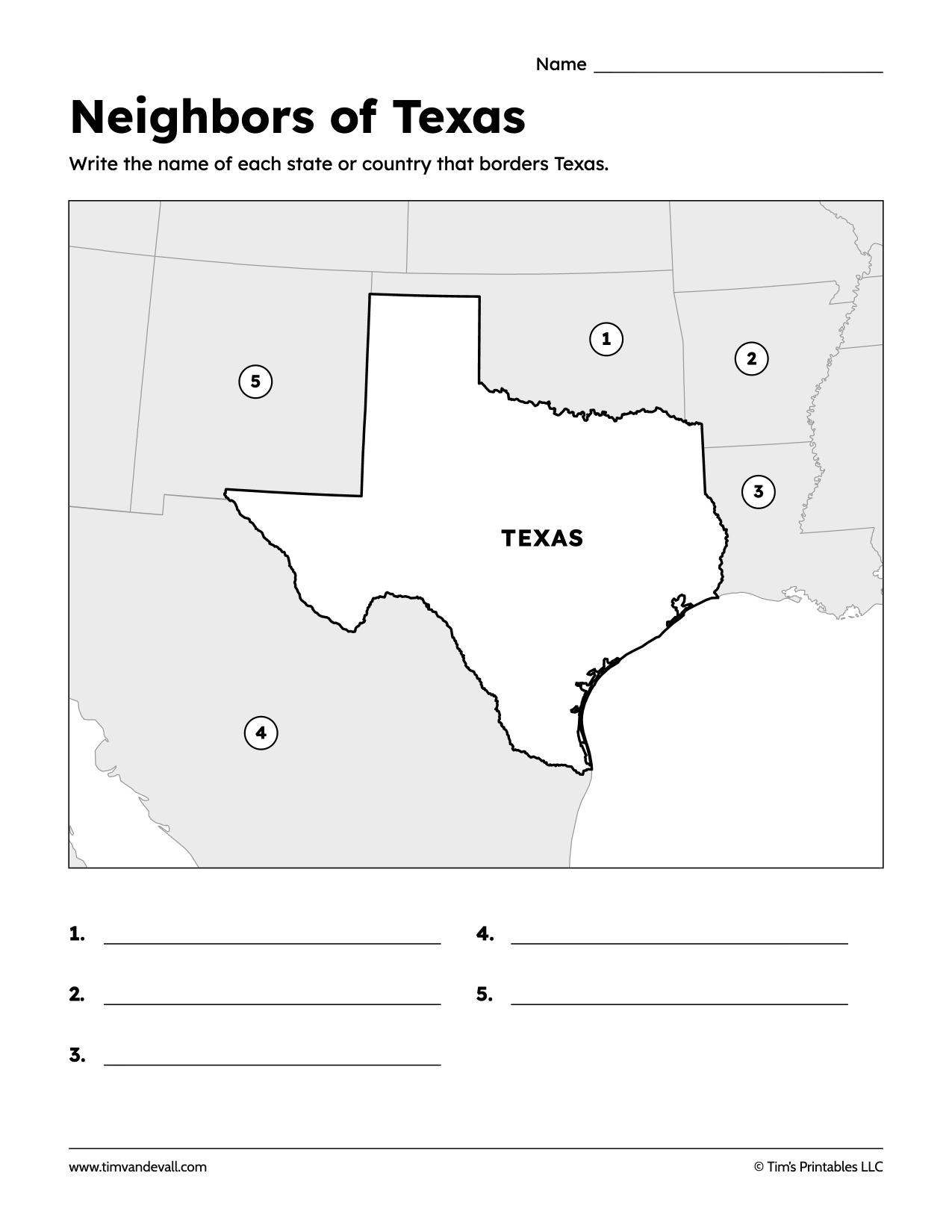 Regional Map Label Printable Texas Map: Blank, Labeled and County Maps (Free PDF) - Tim's ...