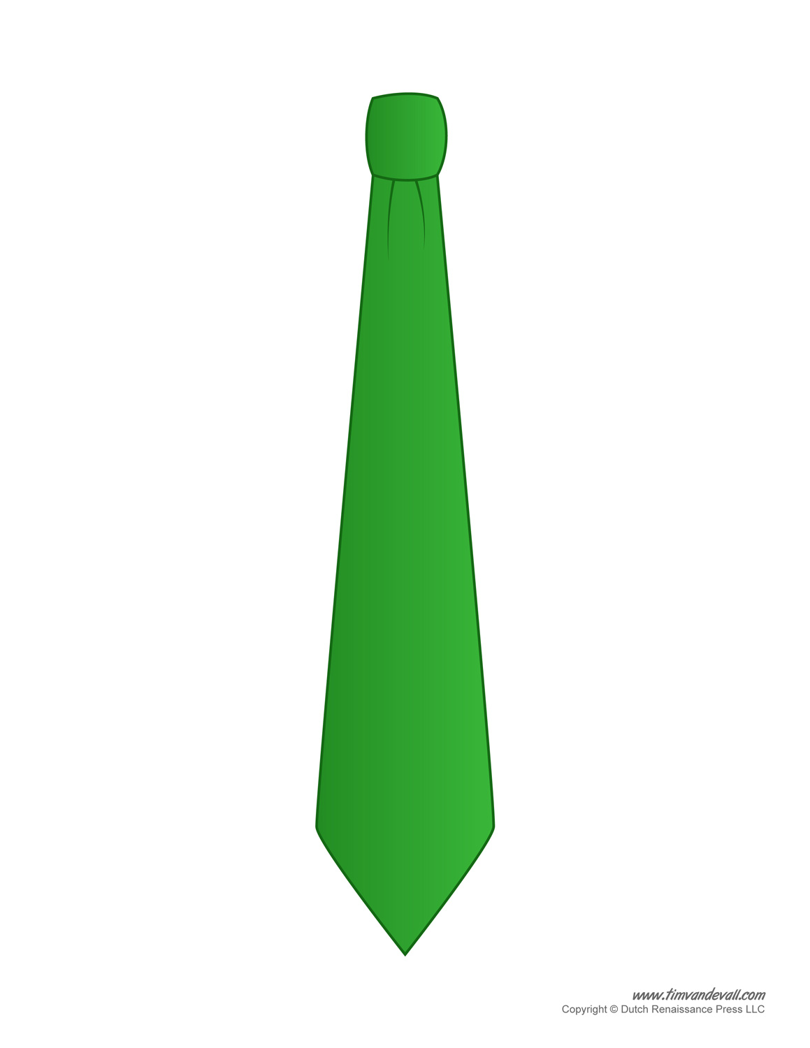 Paper Tie Templates for Kids Tim's Printables