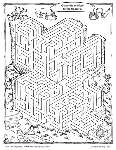 treasure hunt maze