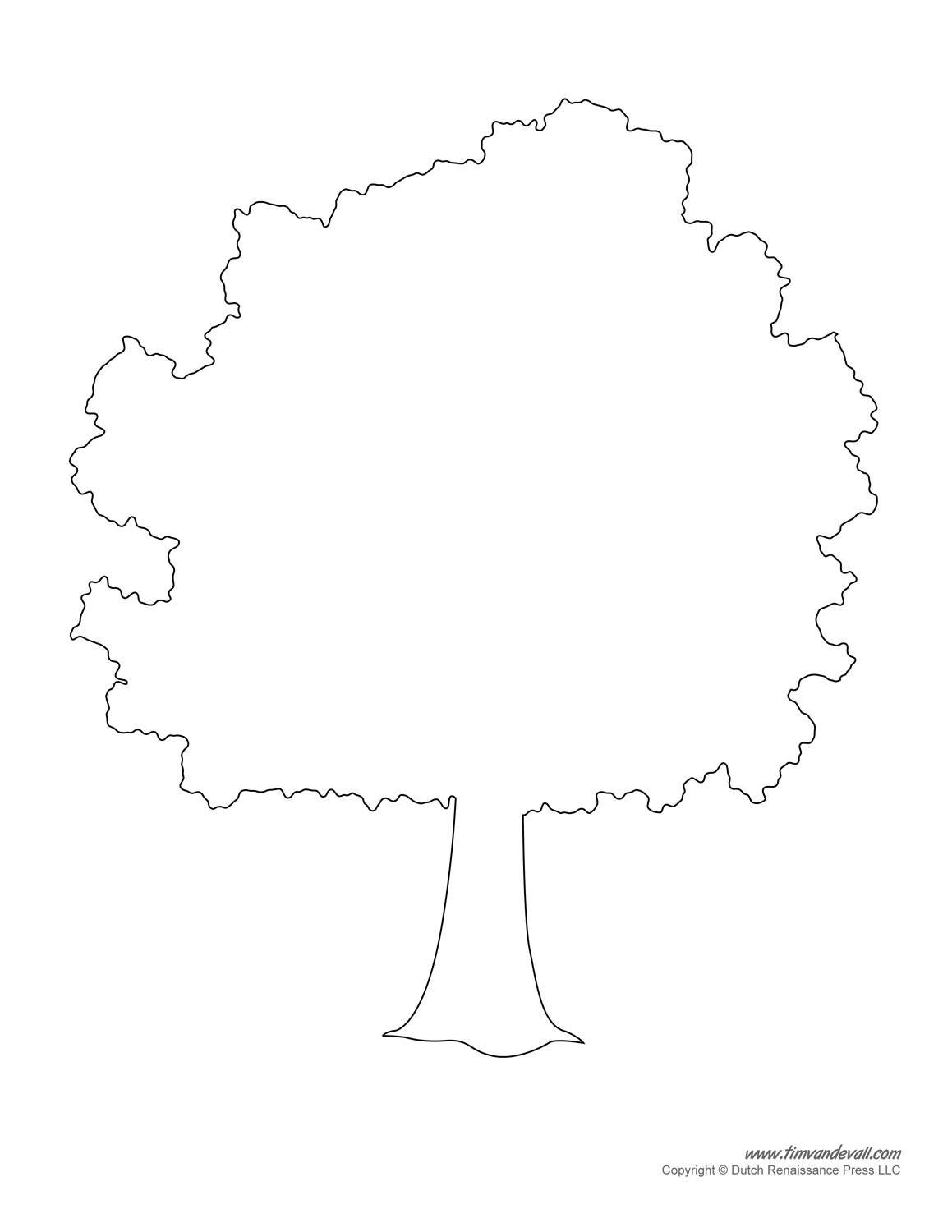 Apple Tree Template Printable
