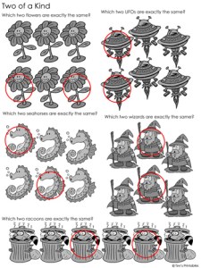 Two of a Kind Printable - Tim's Printables