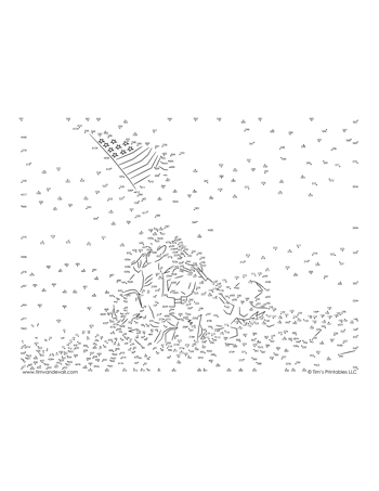 veteran's day dot-to-dot