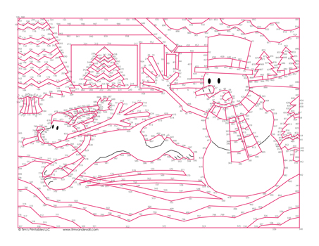 Winter Dot-to-Dot - Image 3