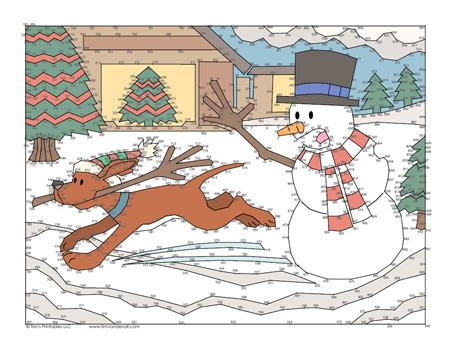 Winter Dot-to-Dot - Image 4